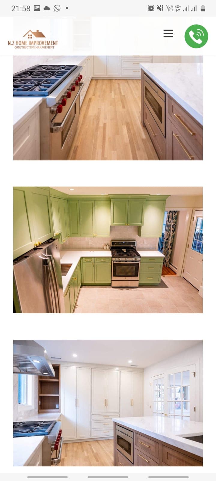 Kitchen remodeling project - NZ Home Improvement Stamford CT